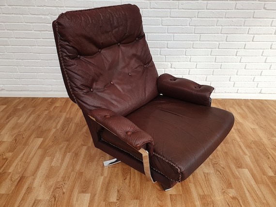 Swedish Design 70s, Arne Norell Loungechair, Original Upholstery