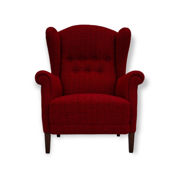 Années 50, design danois, chaise entièrement rénovée, meubles en laine