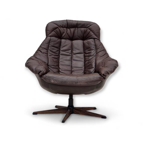1970s, Danish Design by H.w.klein, Swivel Chair Model 