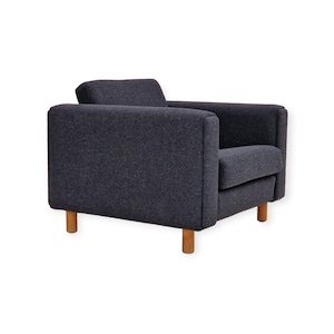 1970s, Danish design by H.J. Wegner, reupholstered armchair, model GE300.