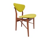 Top Danish design by Finn Juhl, chair model 108, walnut wood