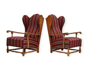 Années 1960, vintage danois, paire de fauteuil relax, état d'origine.