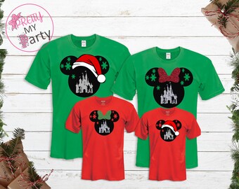 Vacation Family Christmas Shirt, Family Vacation Shirt, Mouse Head shirt, Mouse Christmas party Shirt, Holiday shirts, Matching Couple tees