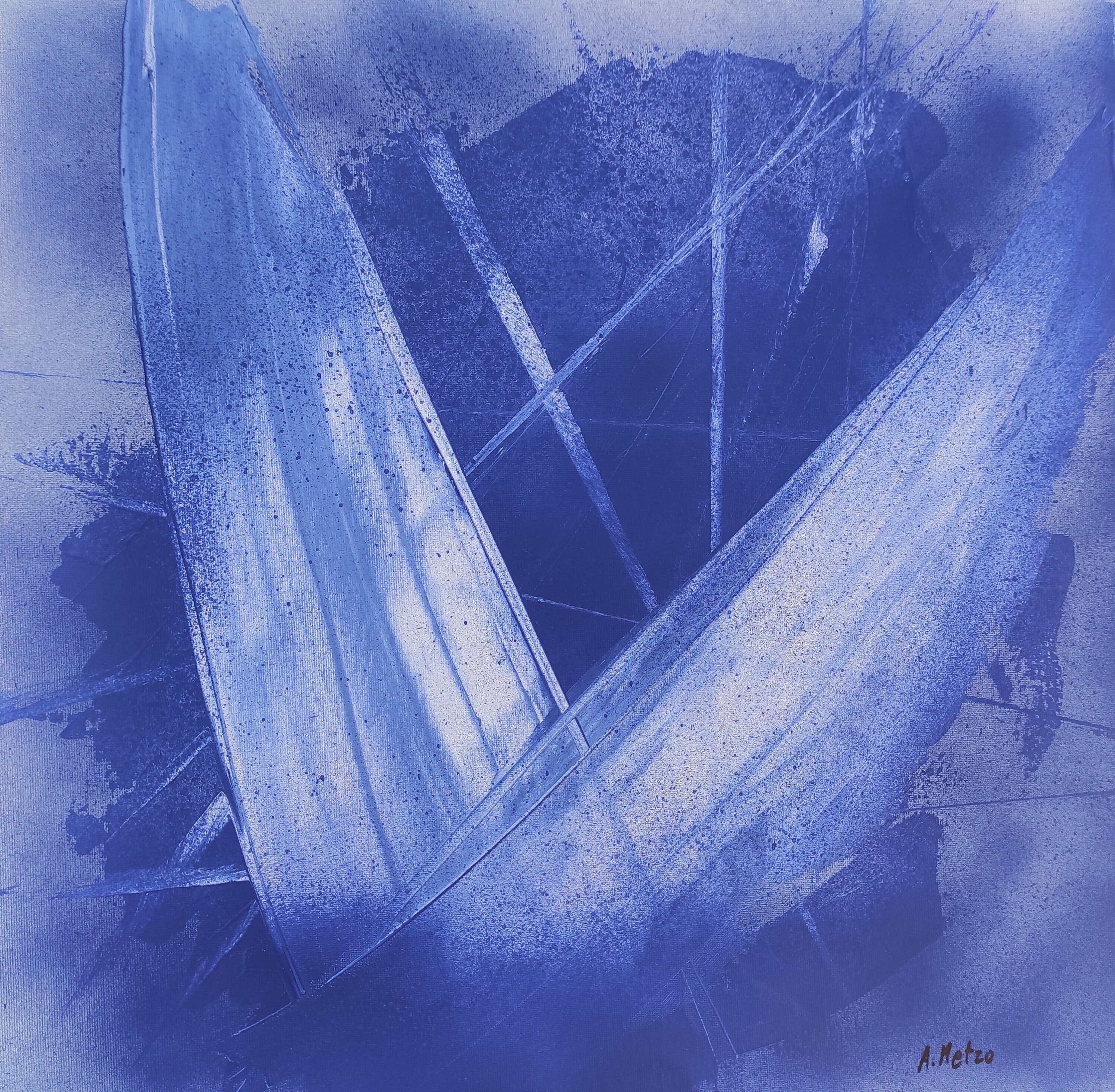 Acrylique sur Toile - Toile Originale Signée Barcas -