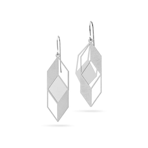 Optical Illusion | Refined Geometric Earrings | Stainless Steel