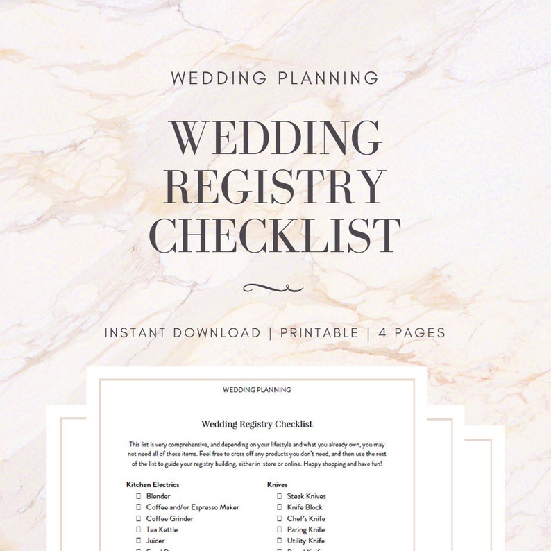 wedding registry checklist pdf wedding registry checklist pdf