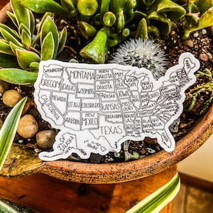 Landkarte USA