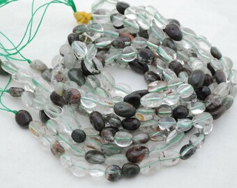 22X13-13X10MM MIX QUARTZ GEMSTONE FACETED NUGGET LOOSE BEADS 7.5/"