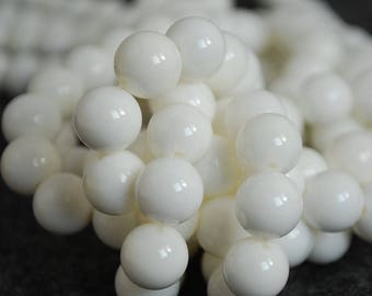 Grey Tridacna Beads 4 6 8 10 12 14 mm, TB004 Natural Beads Natural Grey Tridacna Round Beads Tridacna