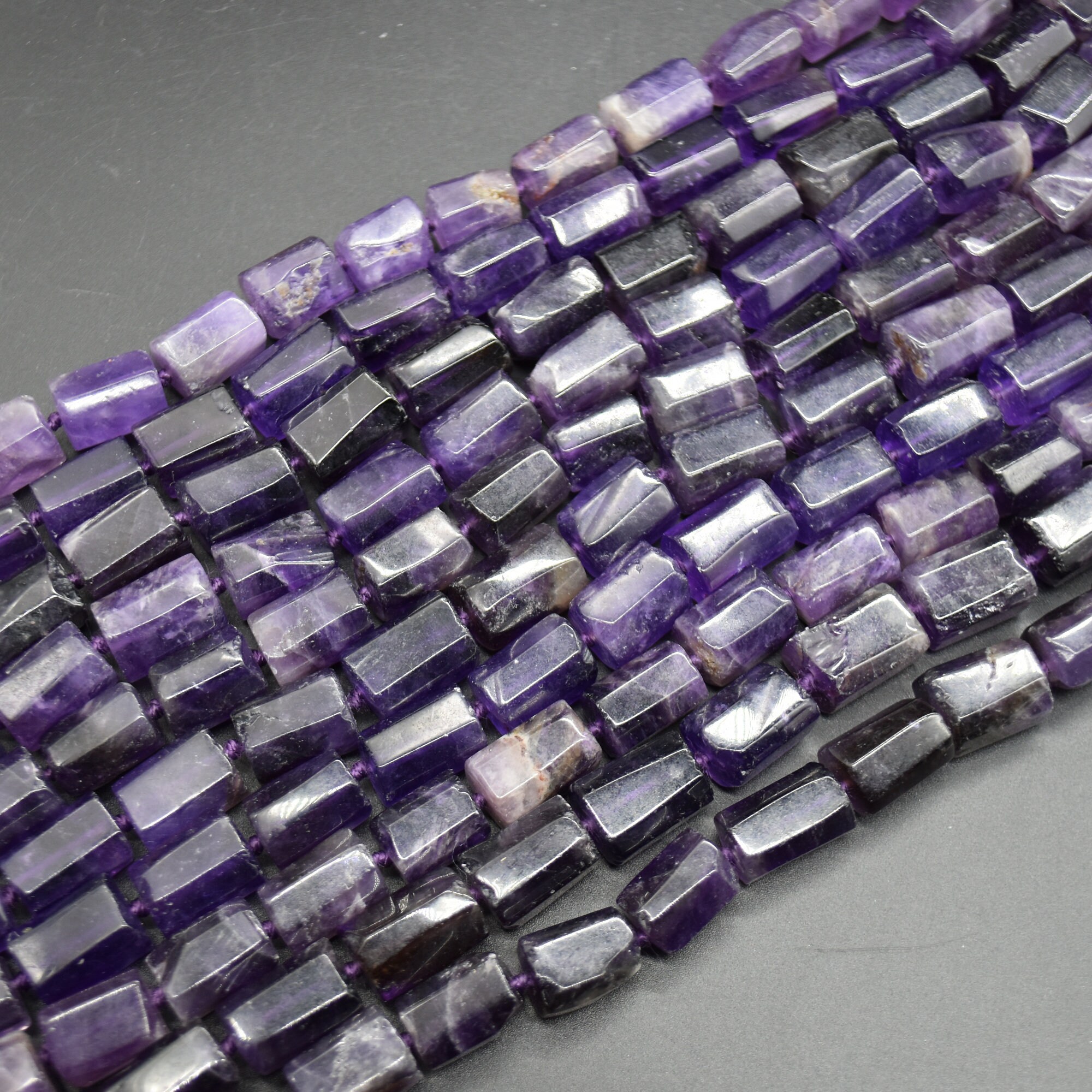 Perline Di Tormalina Nera Naturale Grezza Forata, Pietre - Foto 12