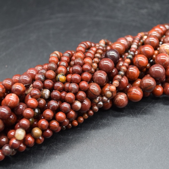 Perline in pietra naturale da 8 mm, colori multicolori, accessori