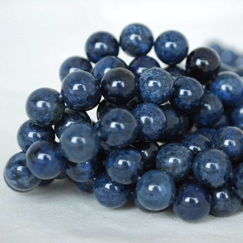 High Quality Grade A Natural Dumortierite Semi-precious Gemstone Roun…