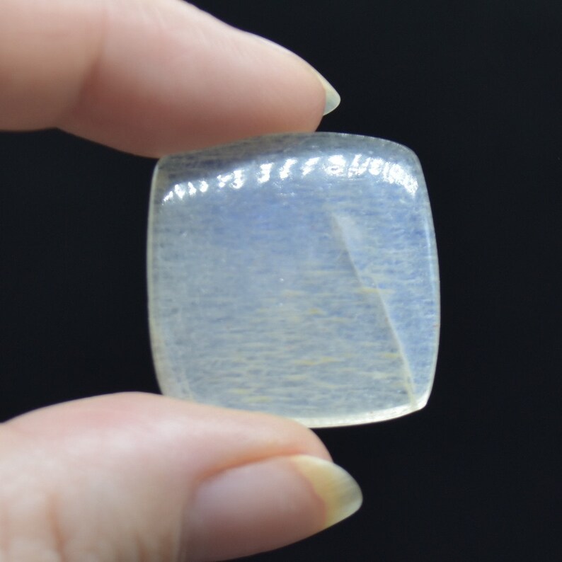 Rainbow Moonstone Gemstone Cabochons - 1 Count - Large Rectangular Cabochon - 9 Options Cabochon 04