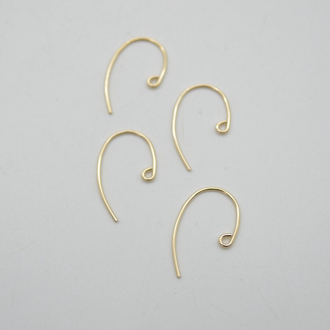 14K Gold Filled Findings Gold Filled Base Clef Earring Wire Etsy UK