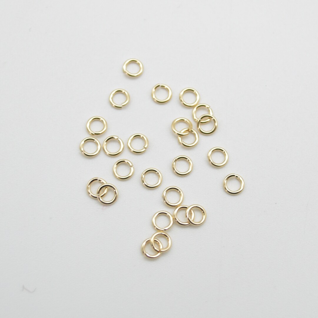 14K Gold Filled Findings - Gold Filled Click and Lock Jump Ring - 0 ...
