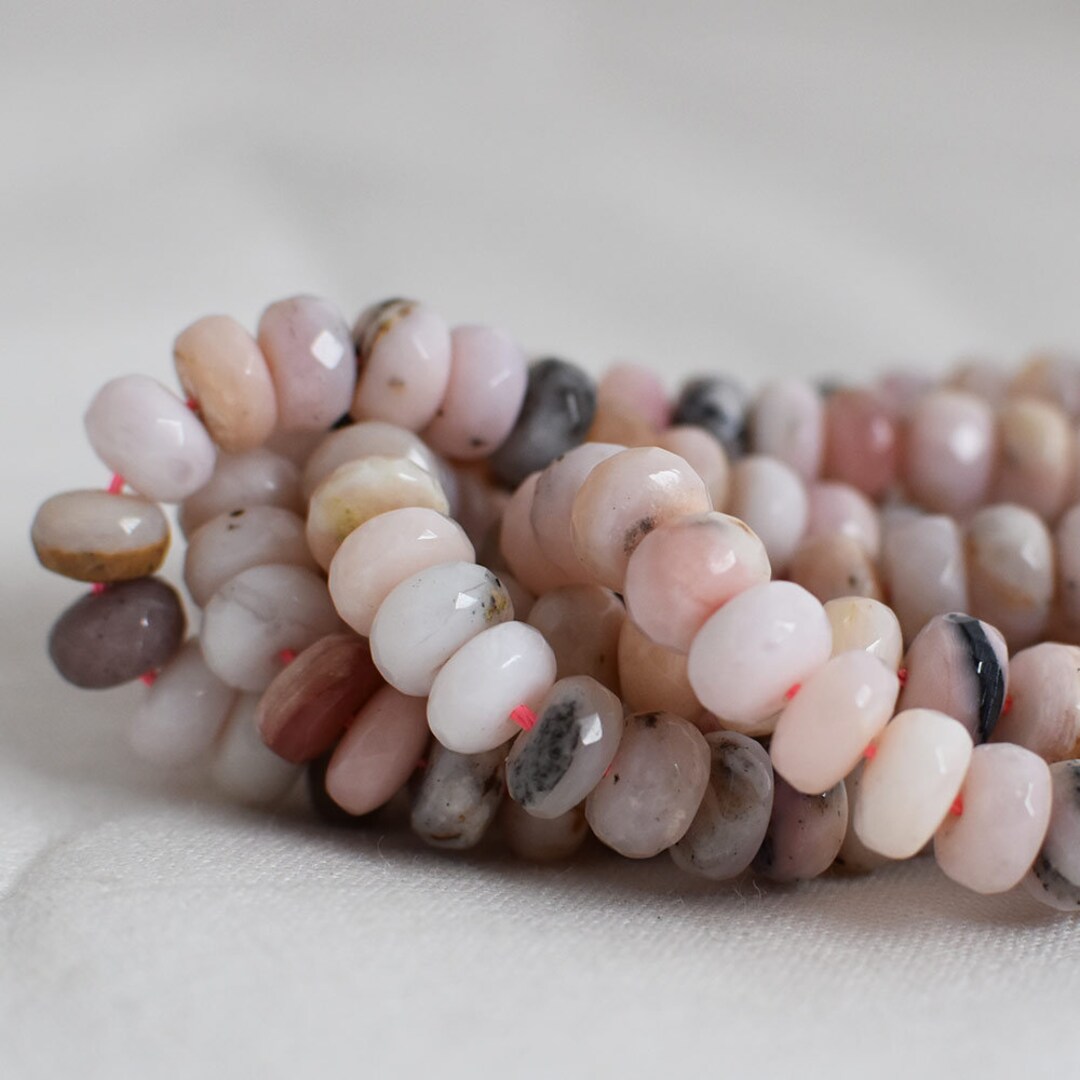 Grade A Natural Pink Peruvian Opal pink Semi-precious - Etsy UK