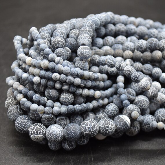 Crackle black best sale agate