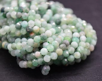 Perline di vetro verde da 6 mm, perline rotonde trasparenti, per creare gioielli, braccialetti con perline, R-6195