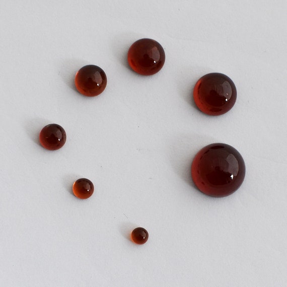 Hessonite Garnet Highly Polished Round Beads-6mm