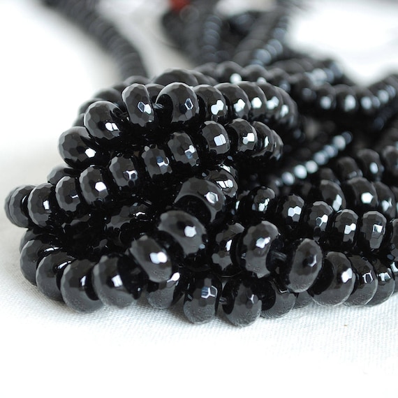 Black spacer beads best sale