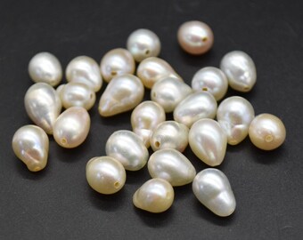 Schöner-SD - Orecchini Grandi A Cerchio Con Perle D'acqua Dolce, In Argento 925 - Foto 5