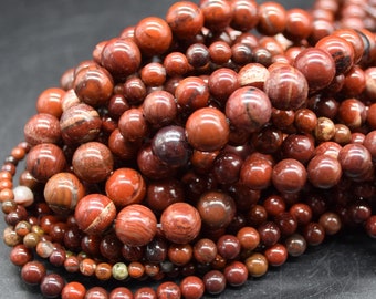 Perline in pietra naturale da 8 mm, colori multicolori, accessori per