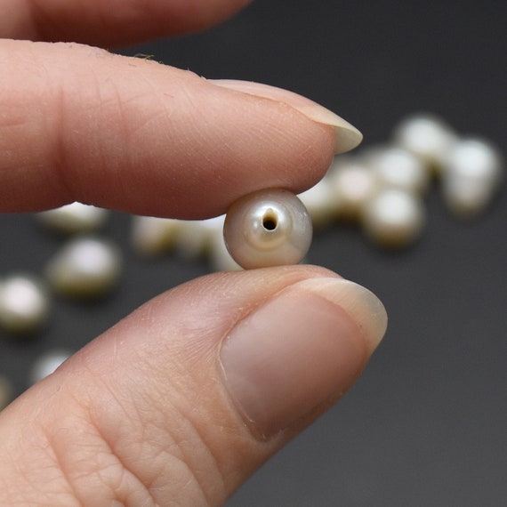 30 Ciondoli Perle Acqua Dolce Barocco | Irregolari, Per Bracciali E Collane Fai Da Te | Naturale - Foto 8