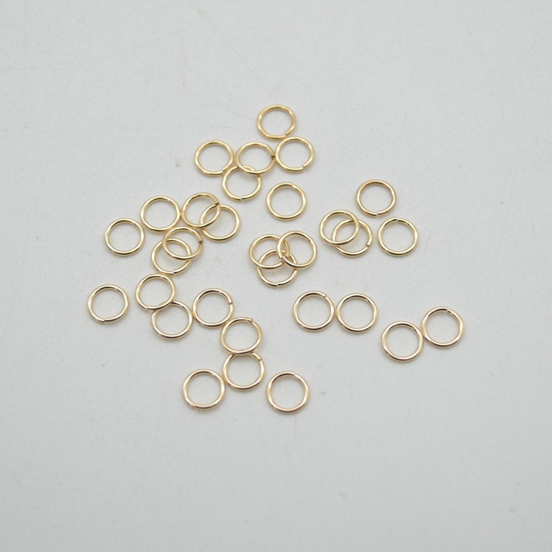 Lot De 25 Fermoirs De Bijoux 5mm Or Jaune Rempli Or - Fermeture à Ressort - JewelryMaven