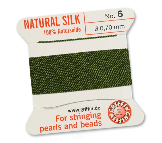 Silk thread for stringing pearls discount