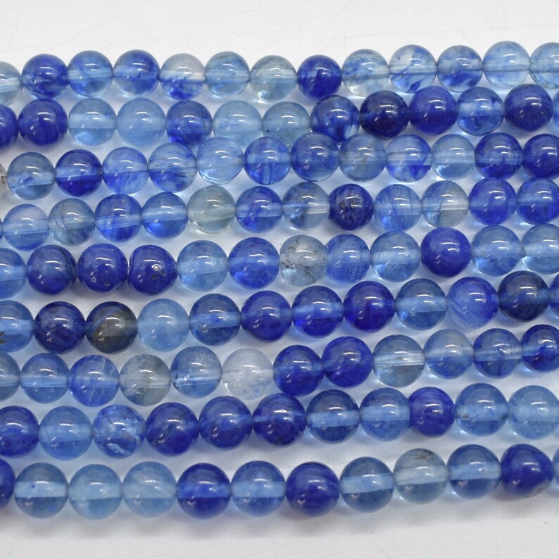 High Quality Blueberry Quartz blue Round Beads 4mm 6mm Etsy UK