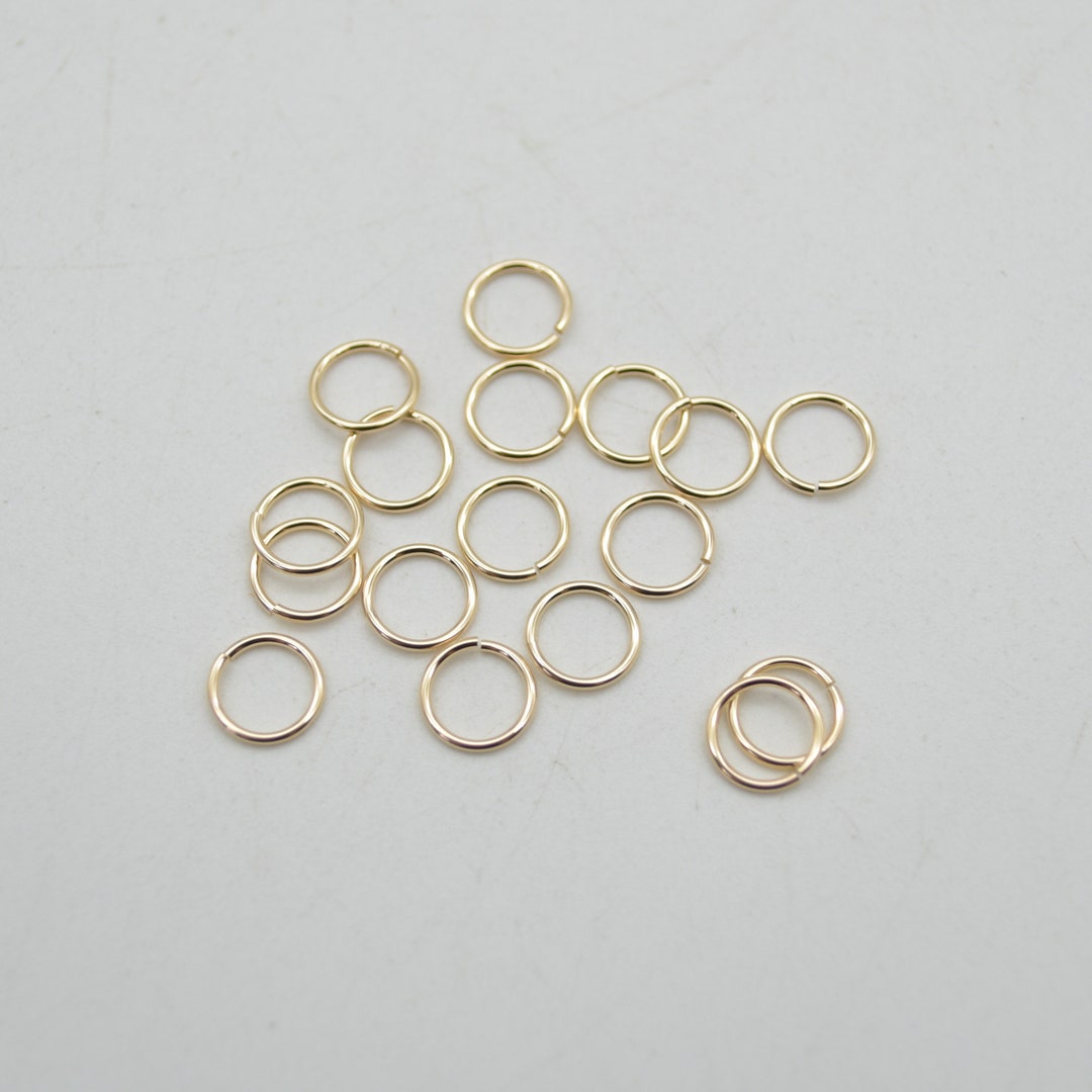 14K Gold Filled Findings - Gold Filled Click and Lock Jump Ring - 0 ...