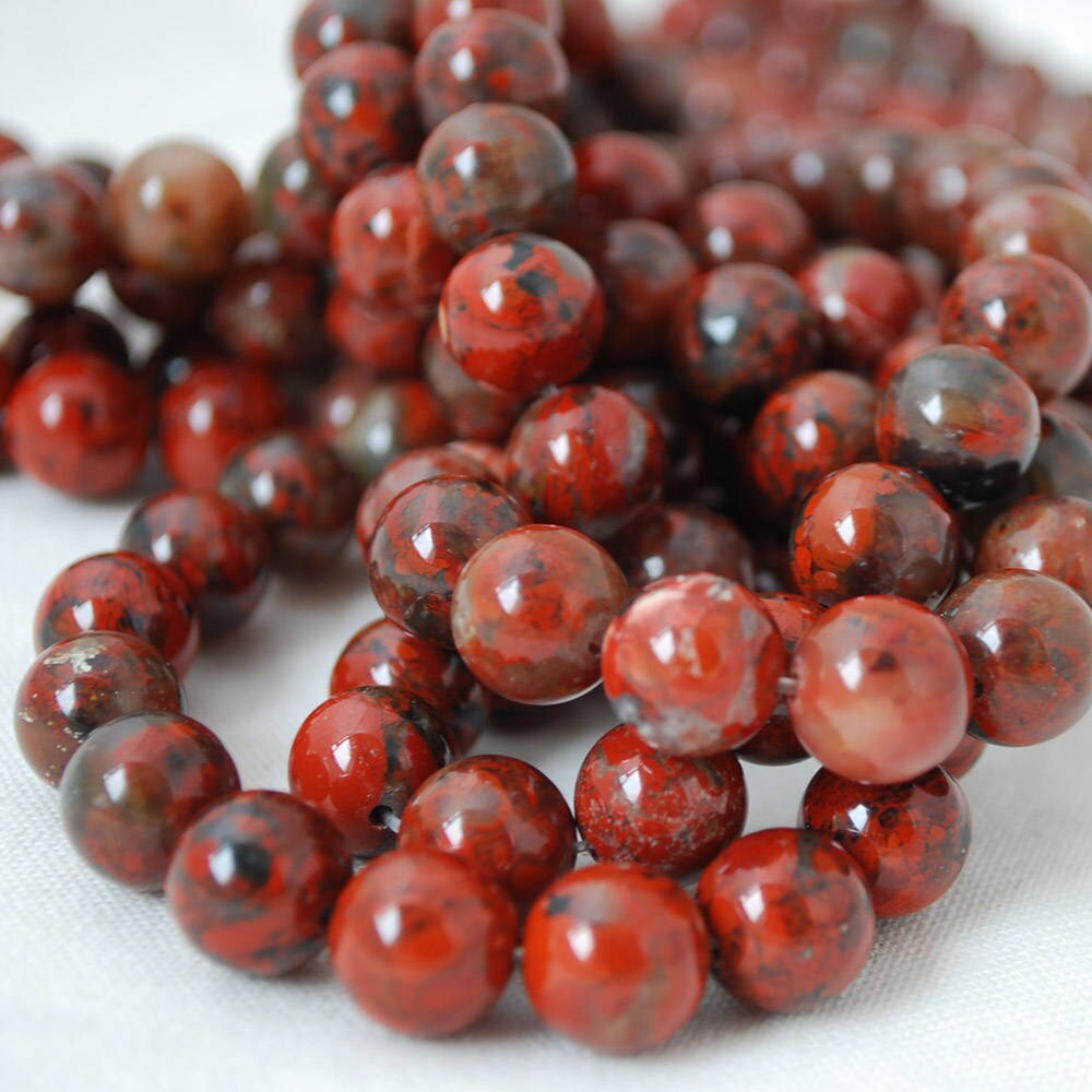High Quality Grade A Natural Brecciated Jasper (red) Semi-precious Ge…