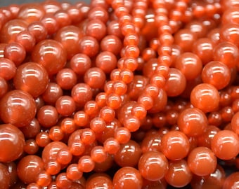 Pietra Preziosa Naturale Di Agata Rossa In Un Set Di Perle Rotonde Da - Foto 10