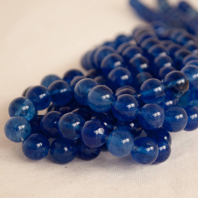 High Quality Blueberry Quartz blue Round Beads 4mm 6mm | Etsy