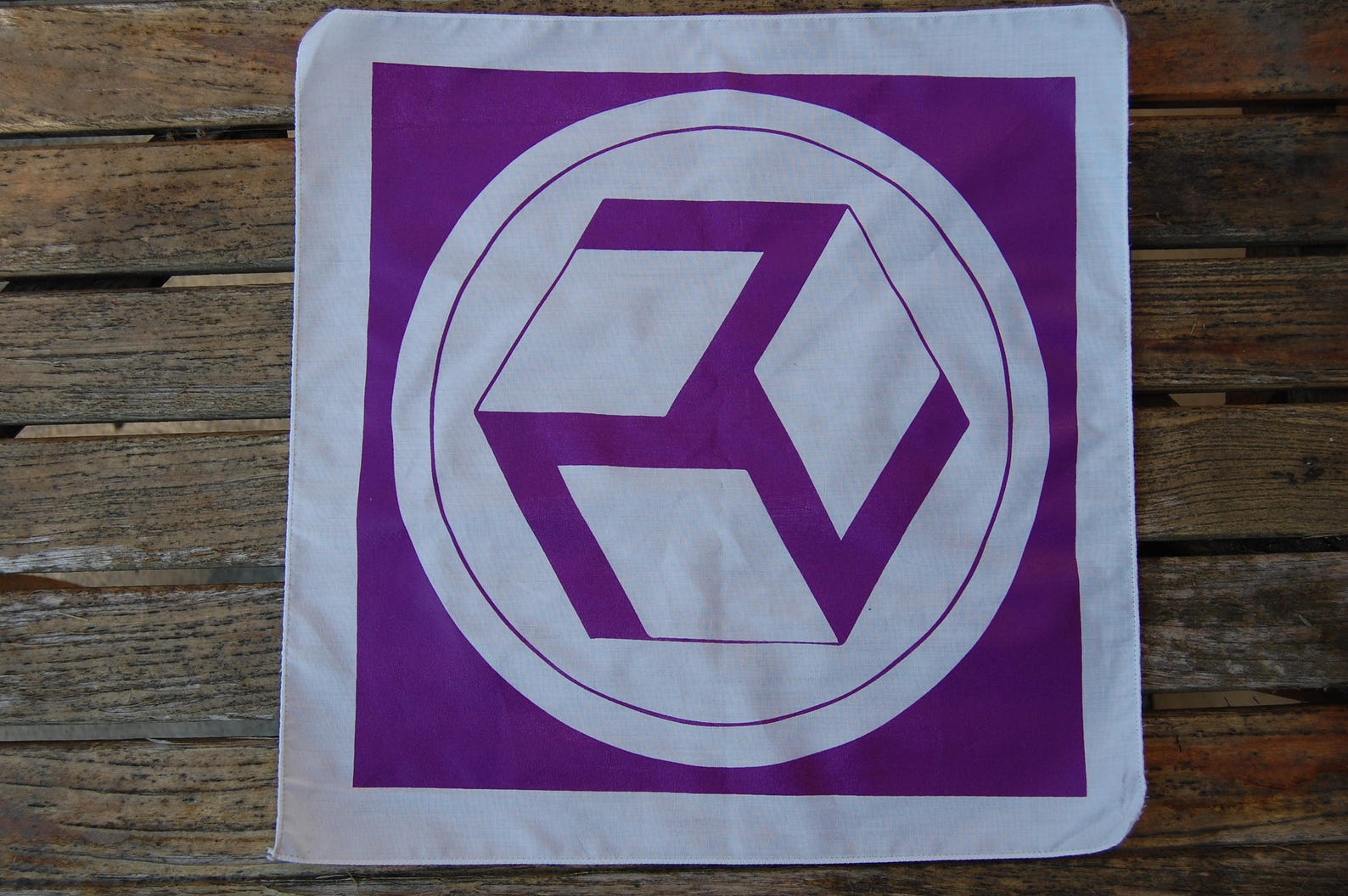 Purple Female Antahkarana Ancient Healing Symbol Cotton Cloth | Etsy