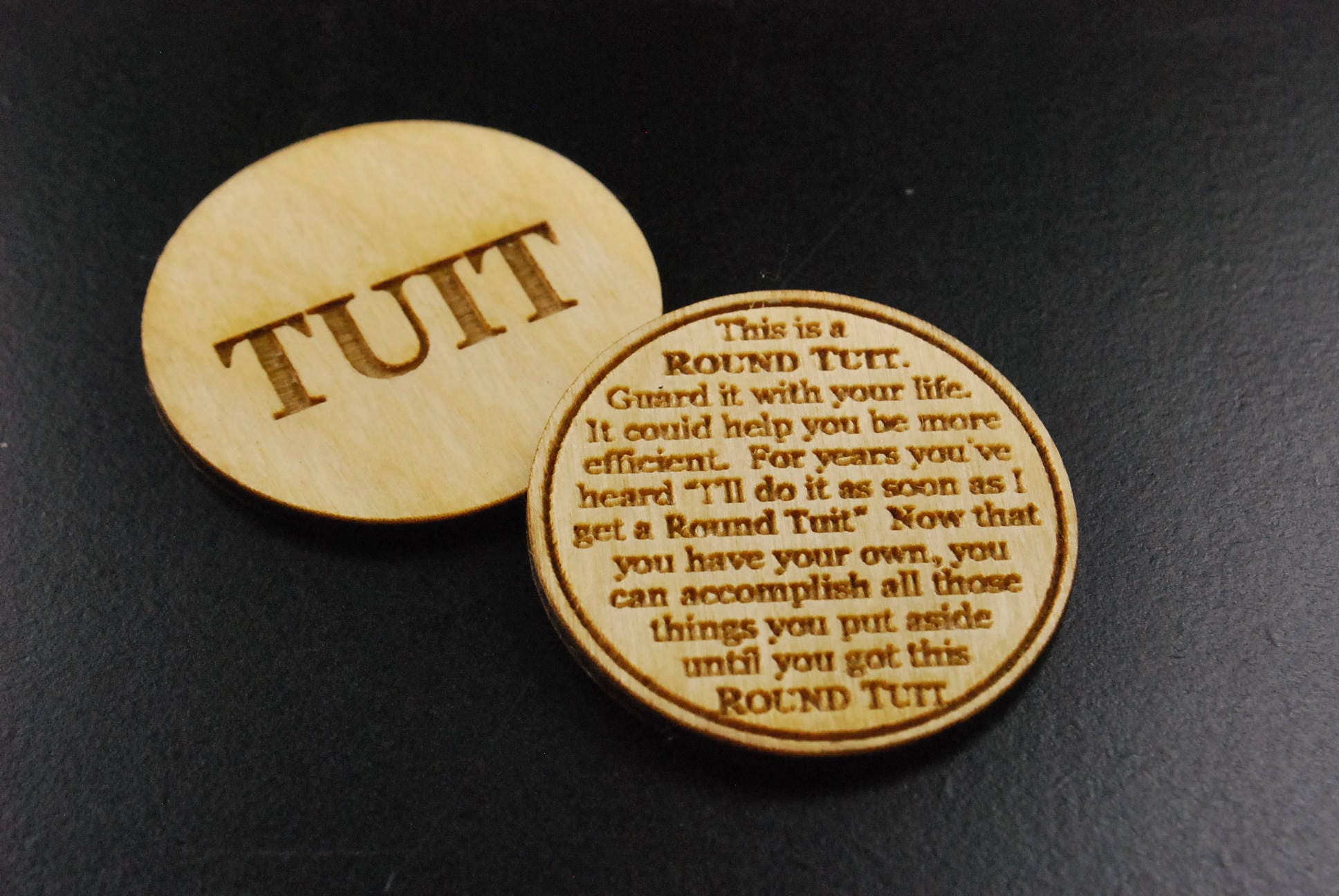 100 Round Tuit . Plus Bonus SQUARE Tuit Plus Bonus 3 Tokens | Etsy