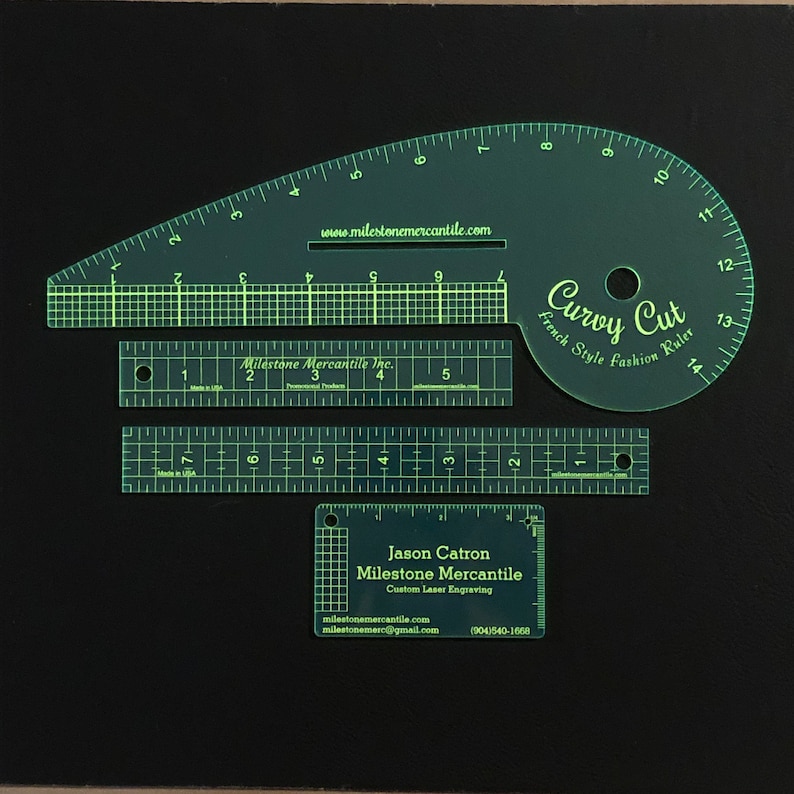 Acrylic Ruler Custom Custom Acrylic Quilting Rulers (various Styles) - Etsy