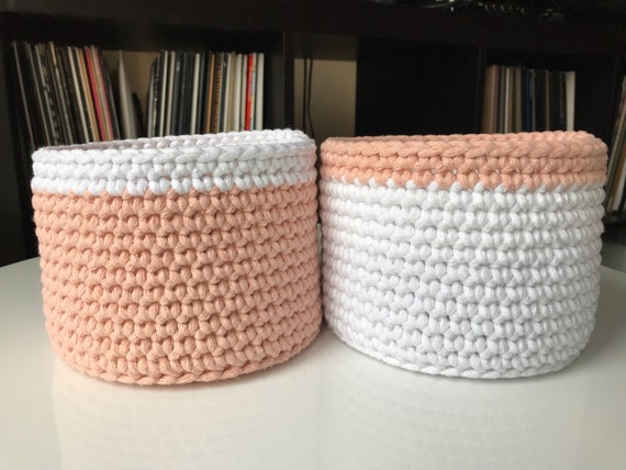 Xxl Crochet Basket Storage Handmade Gift Home Decor Kids Boys Etsy