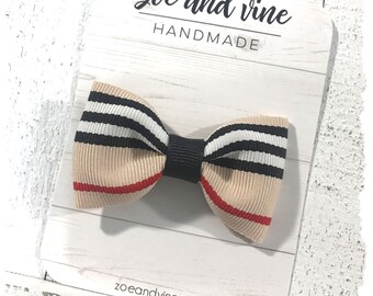 burberry baby hair bow