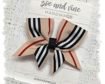 burberry baby hair bow