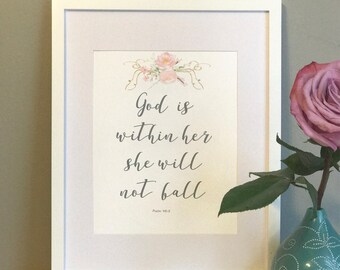Our Christian Home Custom Name Bible Verse Home Decor Etsy