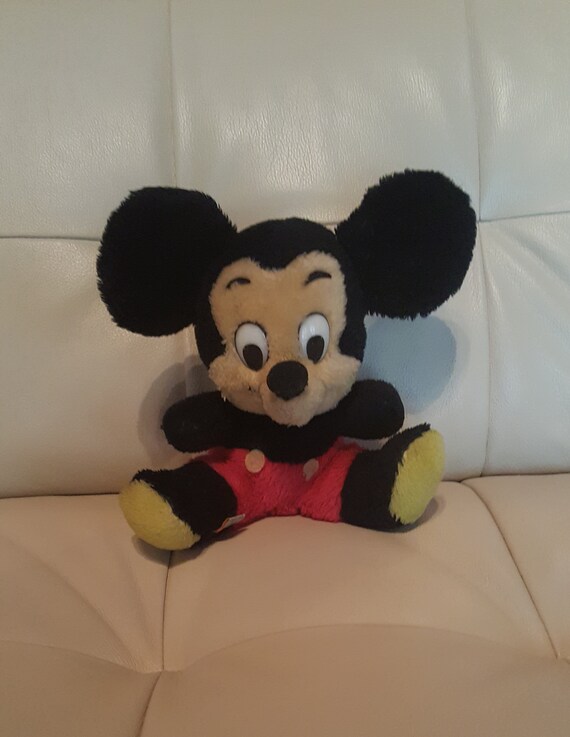vintage stuffed mickey mouse