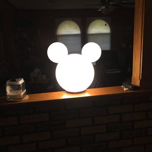 Mickey mouse store wall light