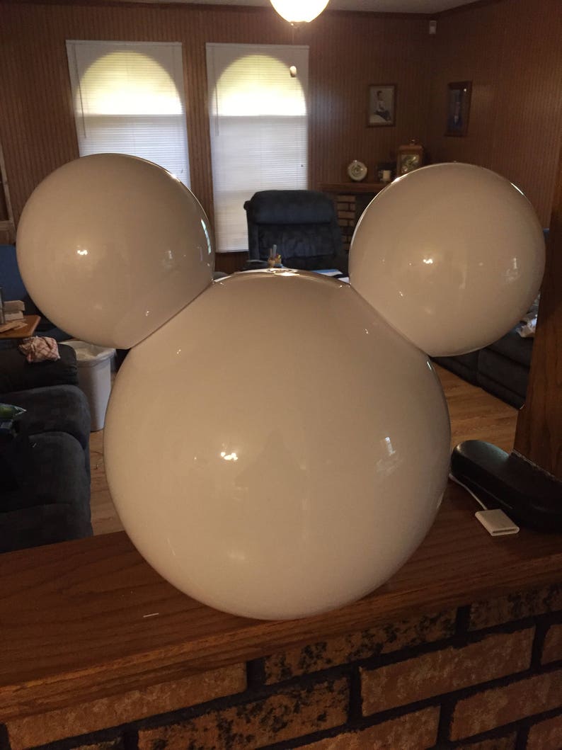 Mickey Mouse Lamp Post Globe FREE SHIPPING Etsy