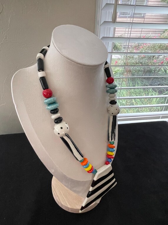 Bean Finneran for Ruby Z Ceramic Statement Neckla… - image 1