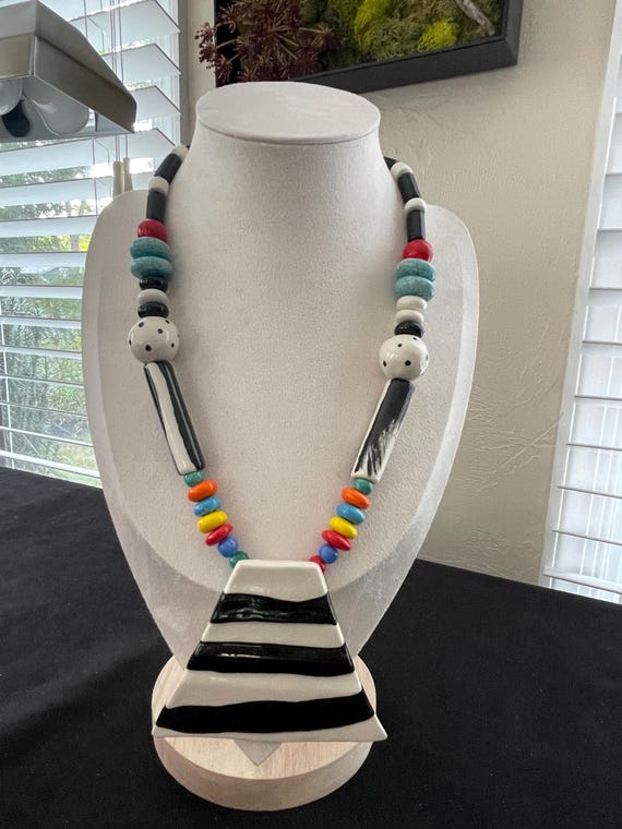 Bean Finneran for Ruby Z Ceramic Statement Neckla… - image 2