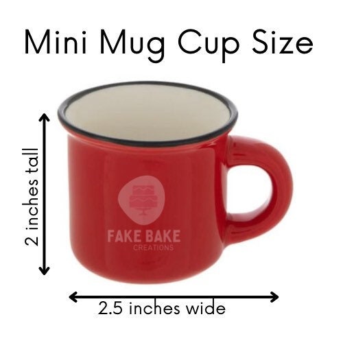 Christmas, mini mug decor, candy cane, Christmas mug, Christmas decor, tiered tray decor, Christmas decor, Christmas gift, mini mug