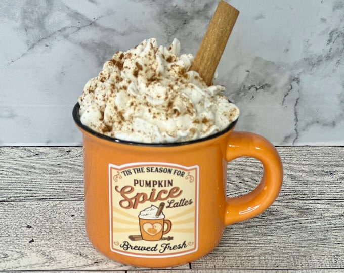 Pumpkin spice, pumpkin spice decor, pumpkin spice mini mug, mini mug, tiered tray, tiered tray decor, fall, fall decor, kitchen tray