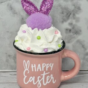 Easter, Easter decor, Easter decoration, tiered tray, tiered tray decor, happy Easter, peep peep, Easter bunny, bunny, hoppy Easter, Easter purple bunny topper