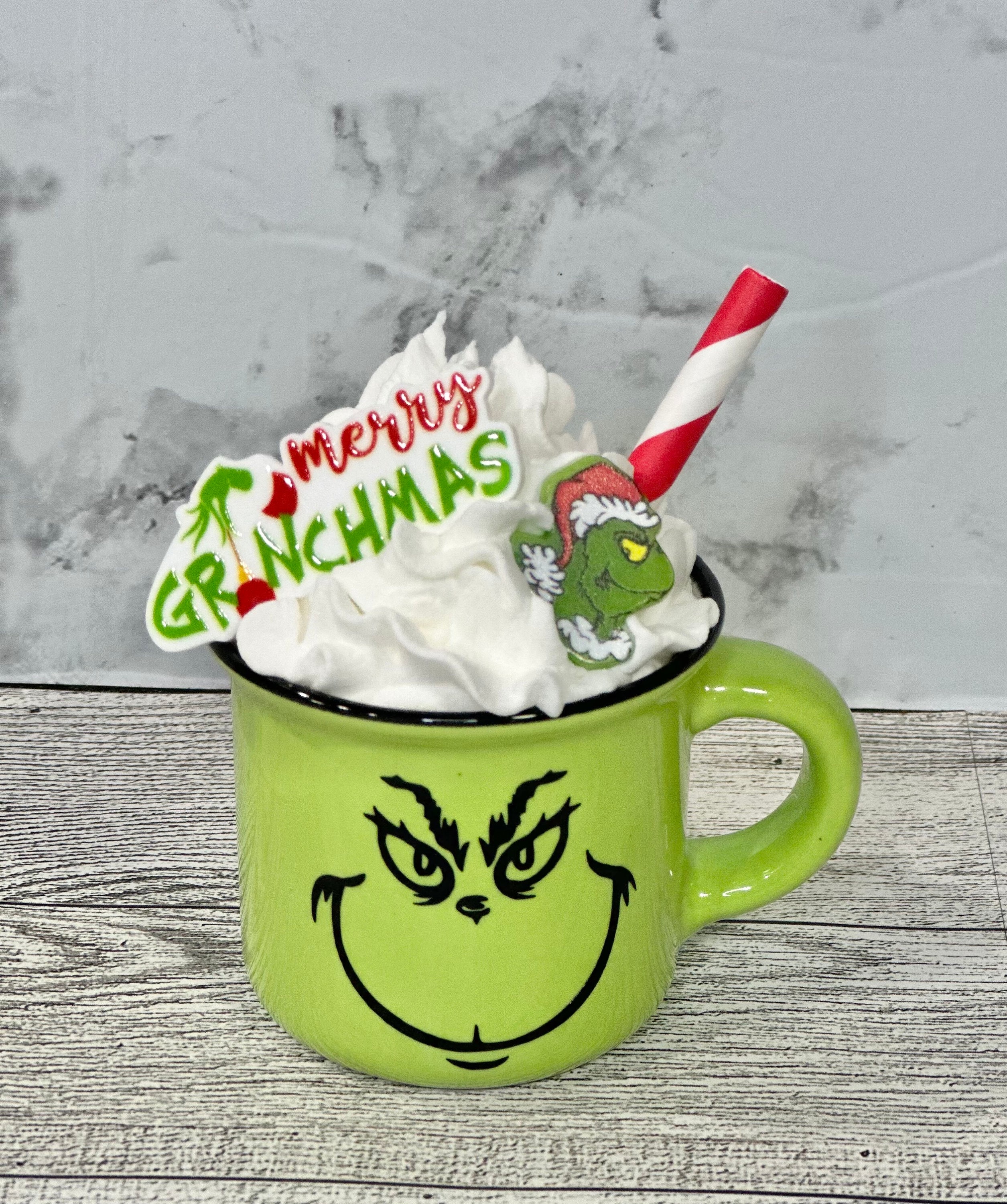 Christmas, Mean one, Christmas decor, Christmas gift, tiered tray decor, tiered tray Christmas, mini mug, mini mug decor, christmas mini mug